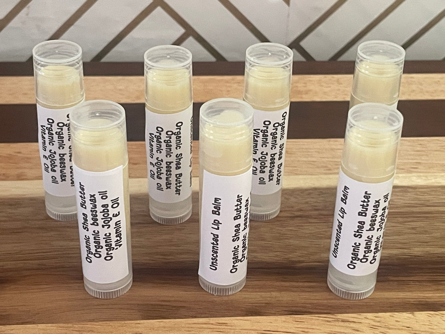 Unscented lip balm