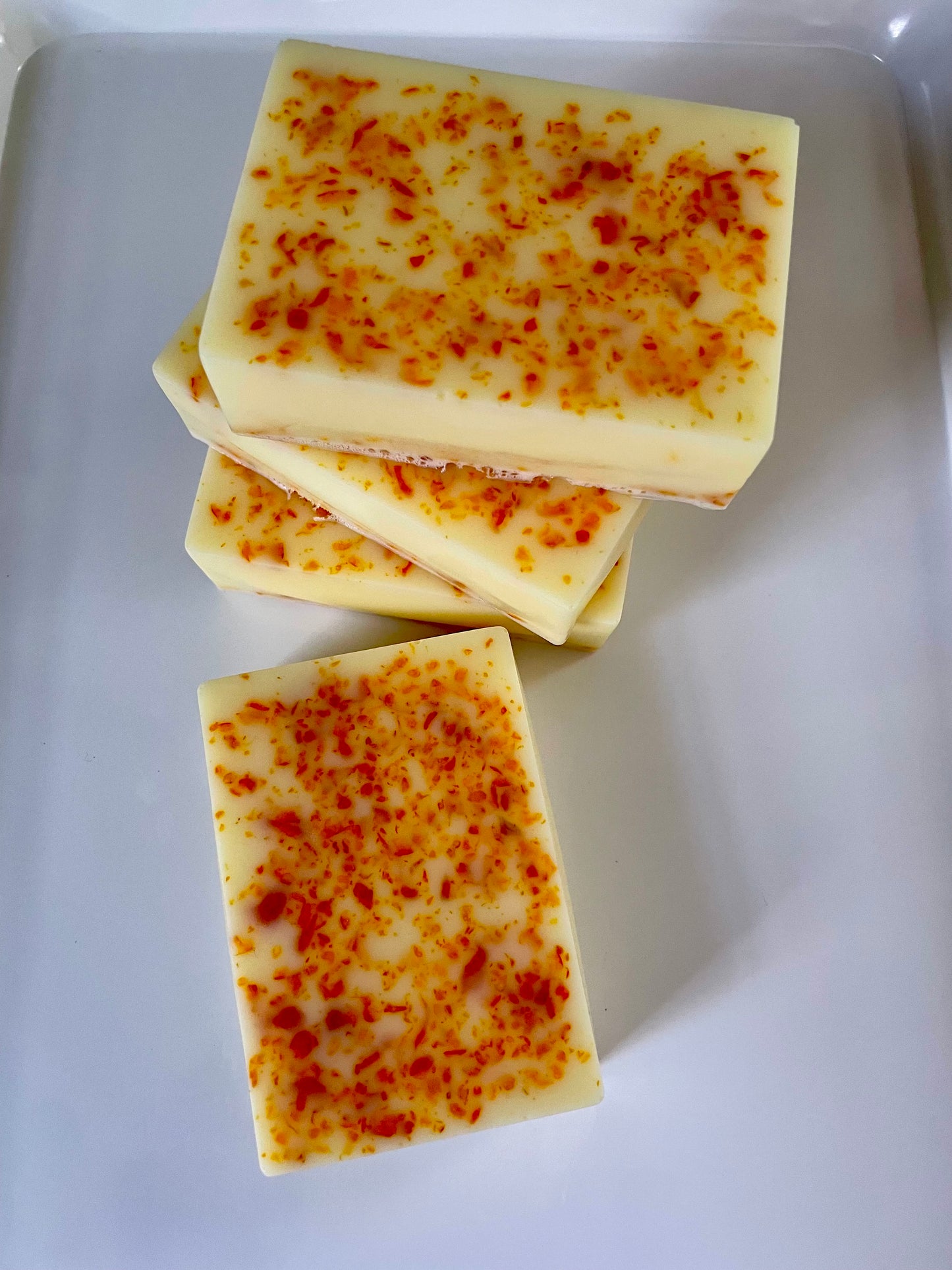 4oz orange zest soap bars